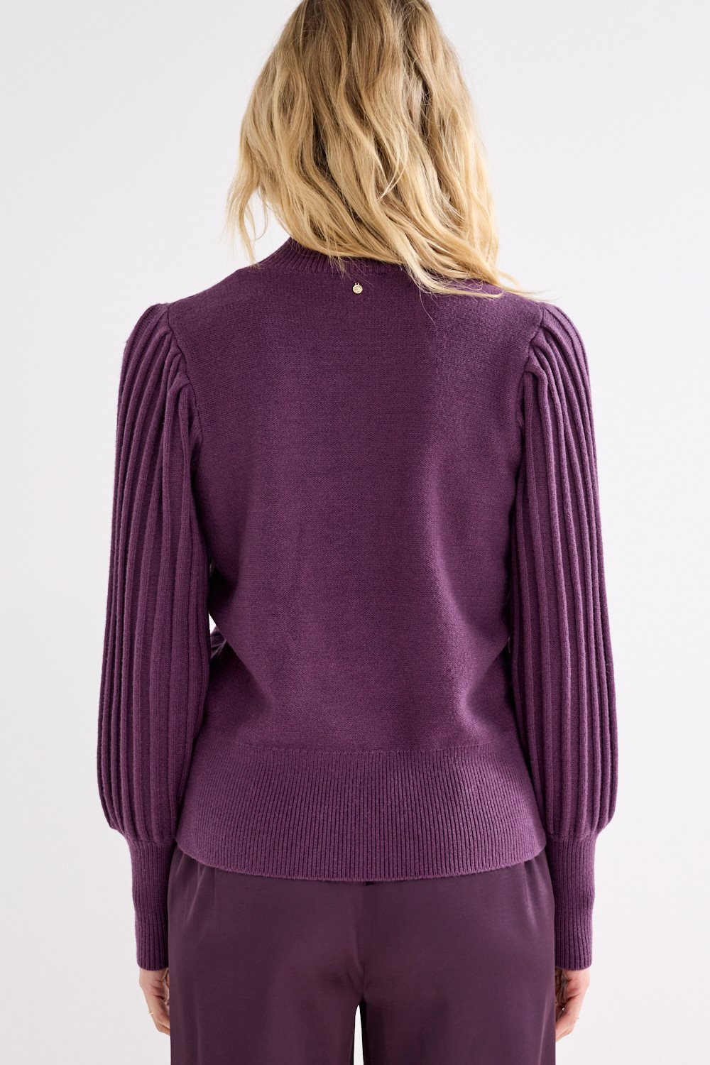 Puff-Sleeve Jumper