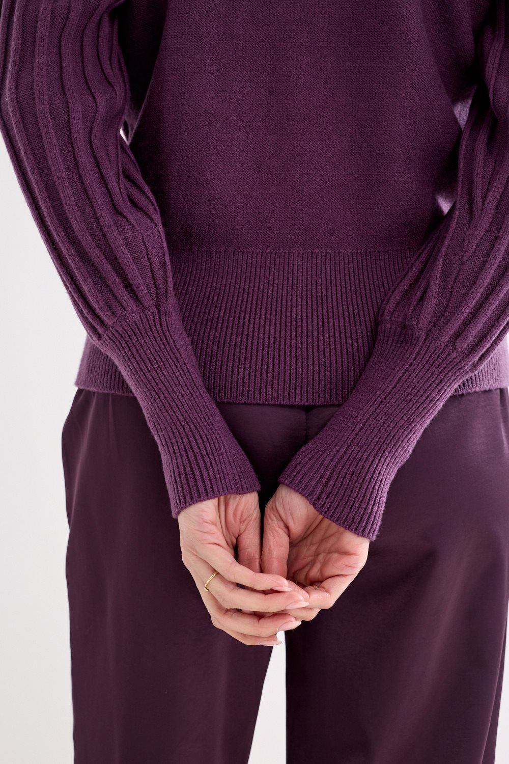 Puff-Sleeve Jumper
