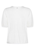 Puff-Sleeve V-neck Top