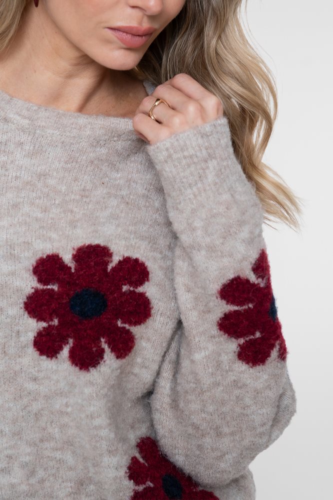 Pullover Bloemdessin