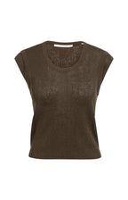 Ribgebreide Top