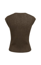 Ribgebreide Top