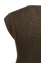 Ribgebreide Top