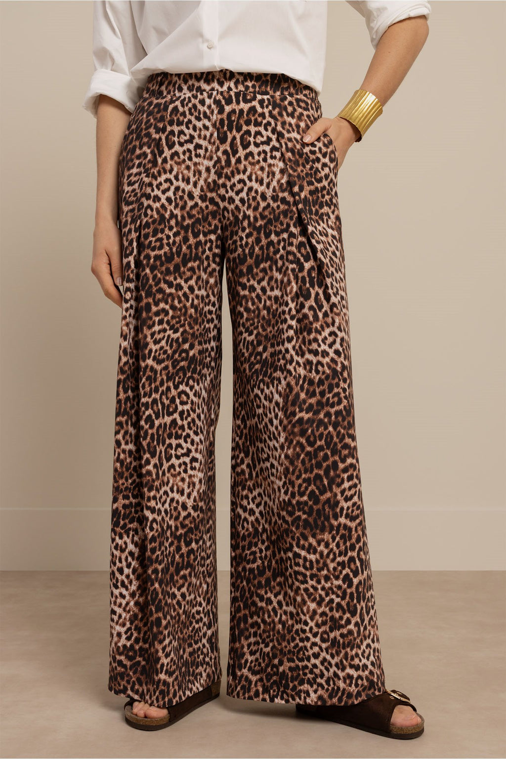 Sari Leopard Trousers