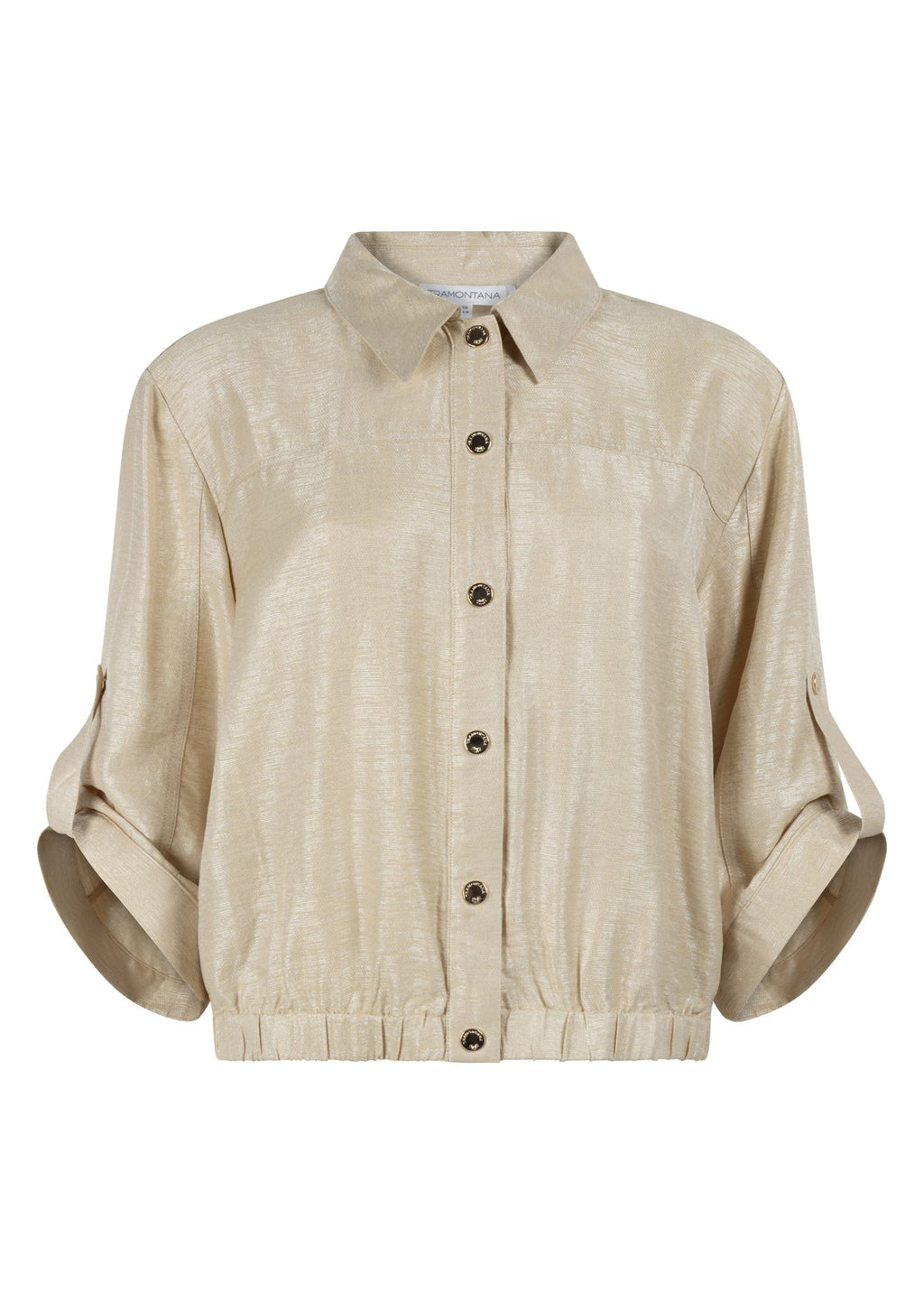 Shimmer Roll-Up Sleeve Jacket
