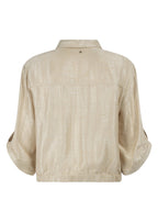 Shimmer Roll-Up Sleeve Jacket