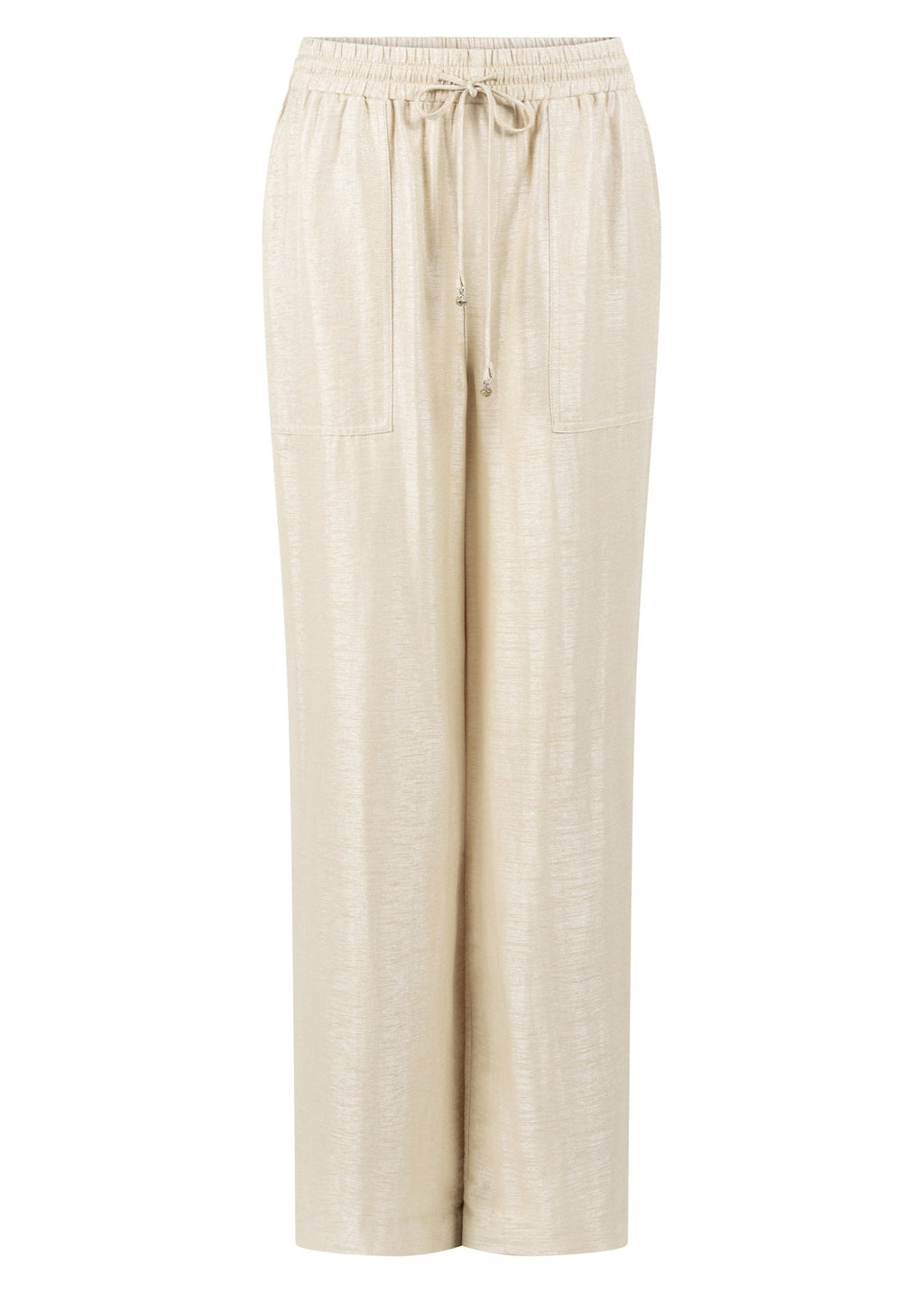 Shimmer Wide-Leg Trousers