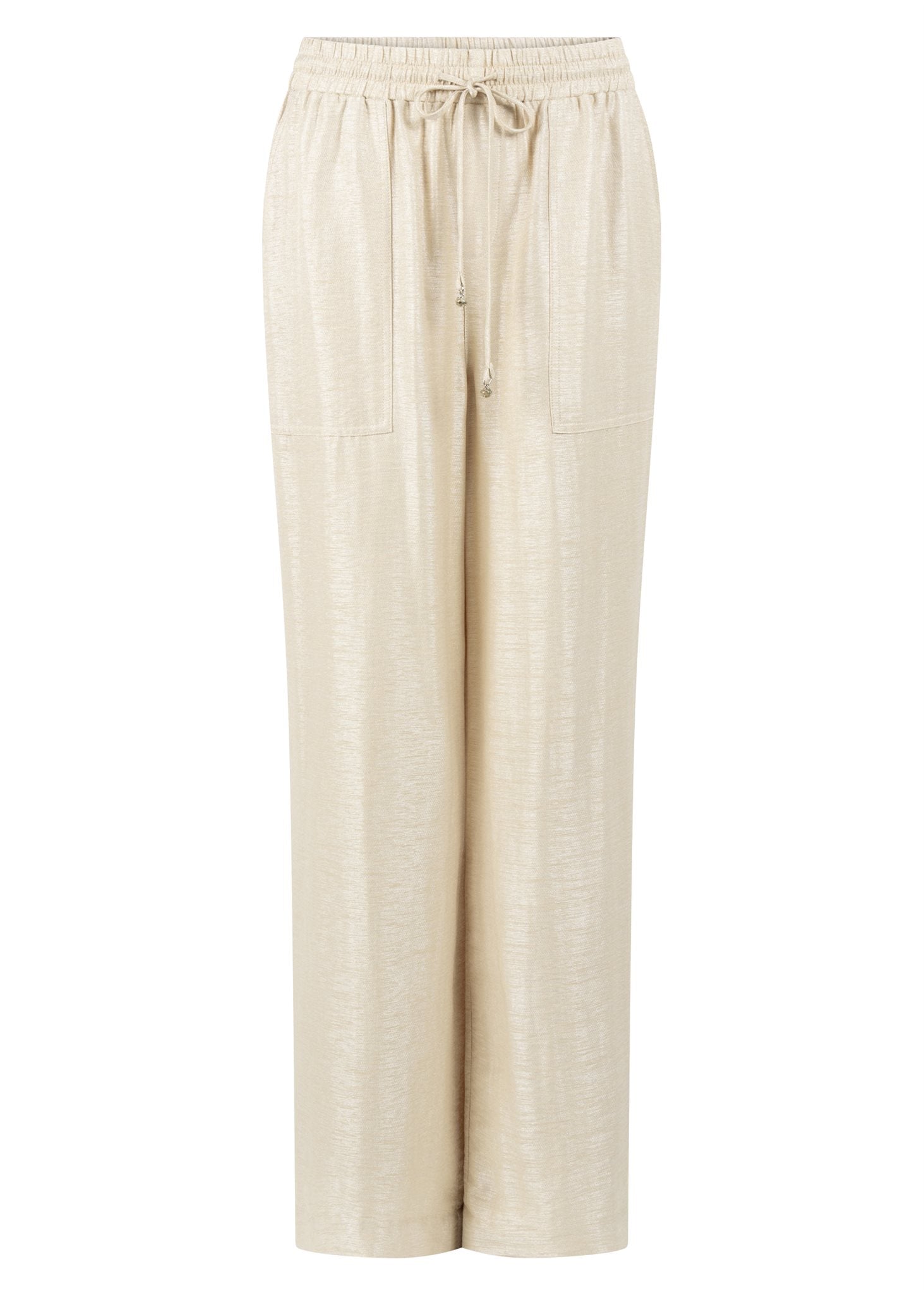 Shimmer Wide-Leg Trousers