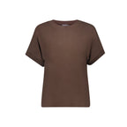 T-shirt met Ribdetails