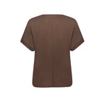 T-shirt met Ribdetails