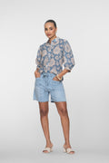 Denim Short met Strikceintuur