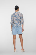 Denim Short met Strikceintuur