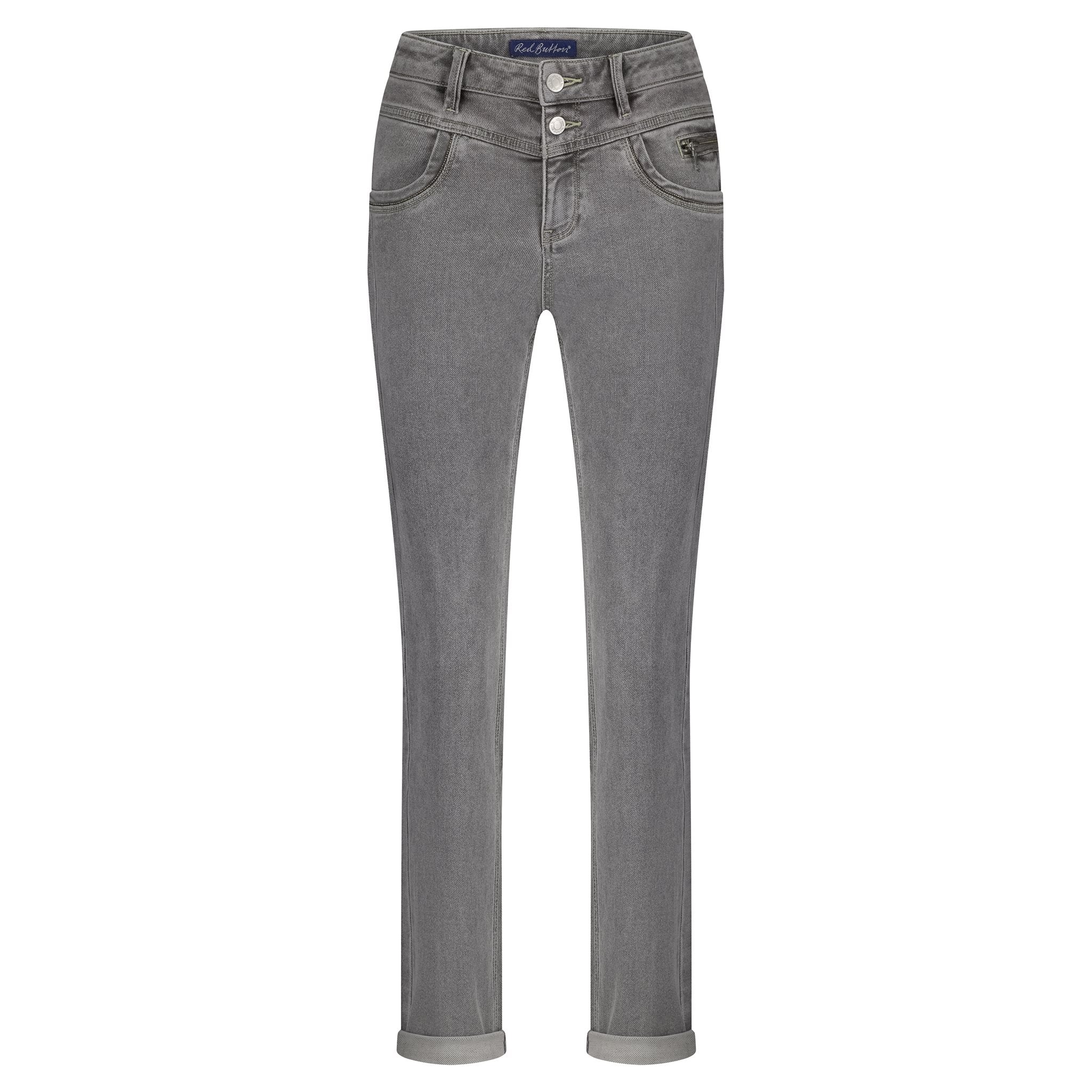 Sienna 1 Zip Grey Denim