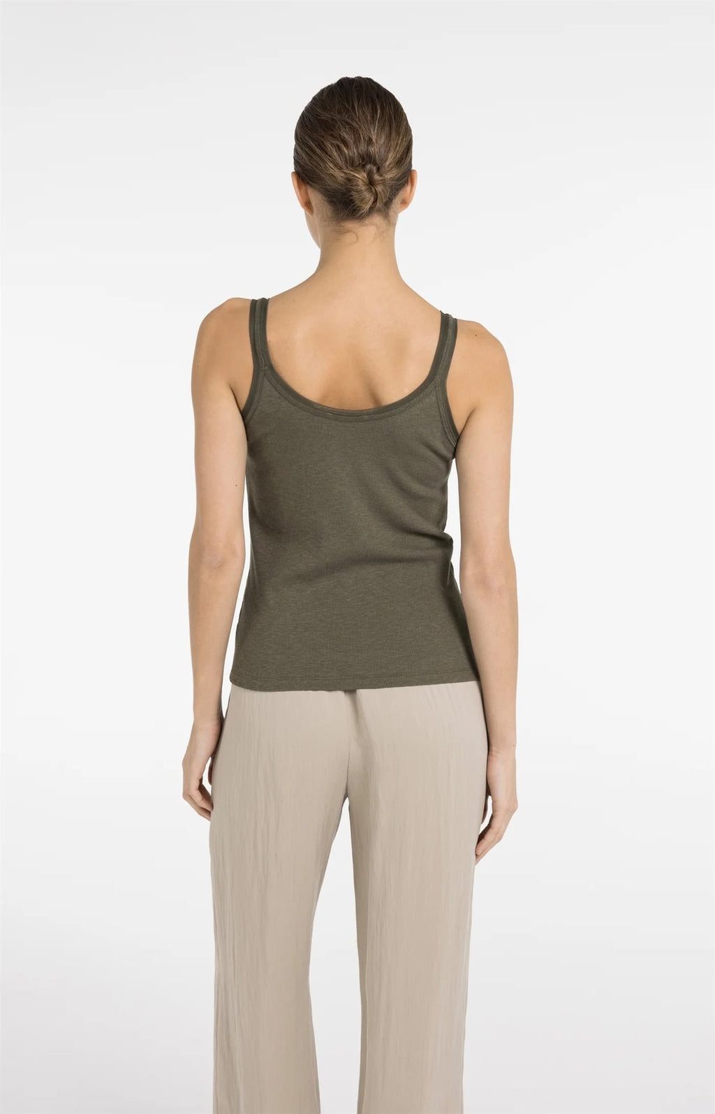 Singlet met Mesh Afwerking