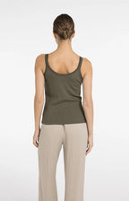 Singlet met Mesh Afwerking
