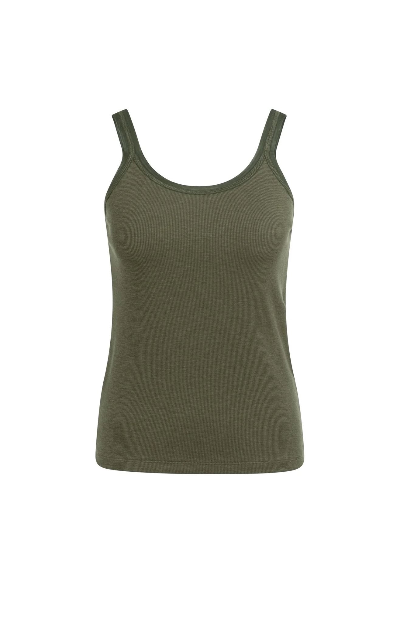 Singlet met Mesh Afwerking