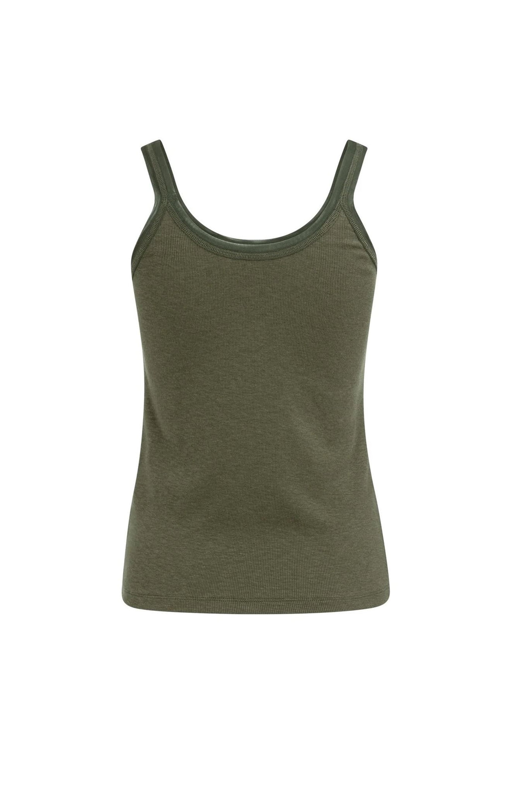 Singlet met Mesh Afwerking