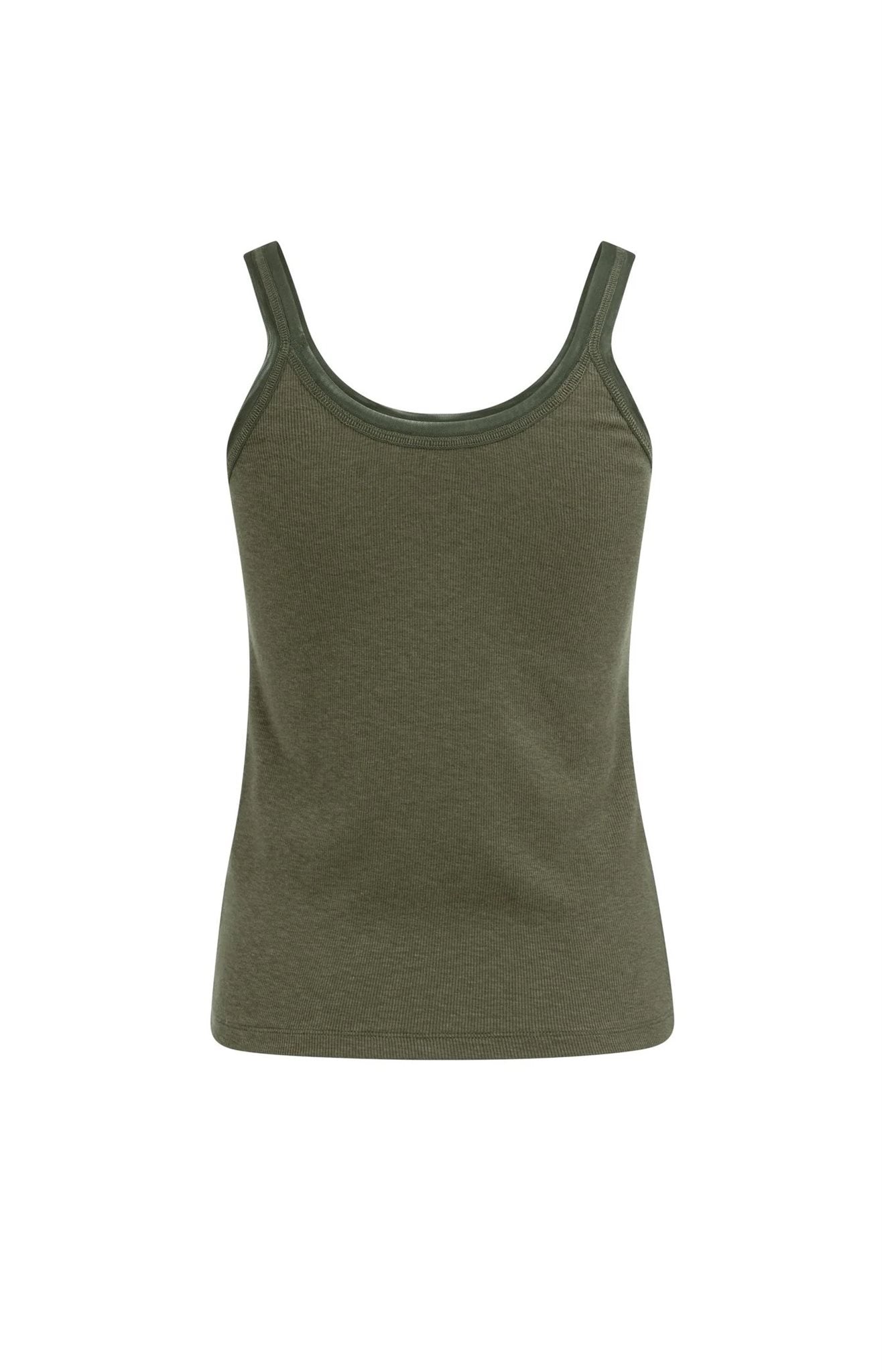 Singlet met Mesh Afwerking