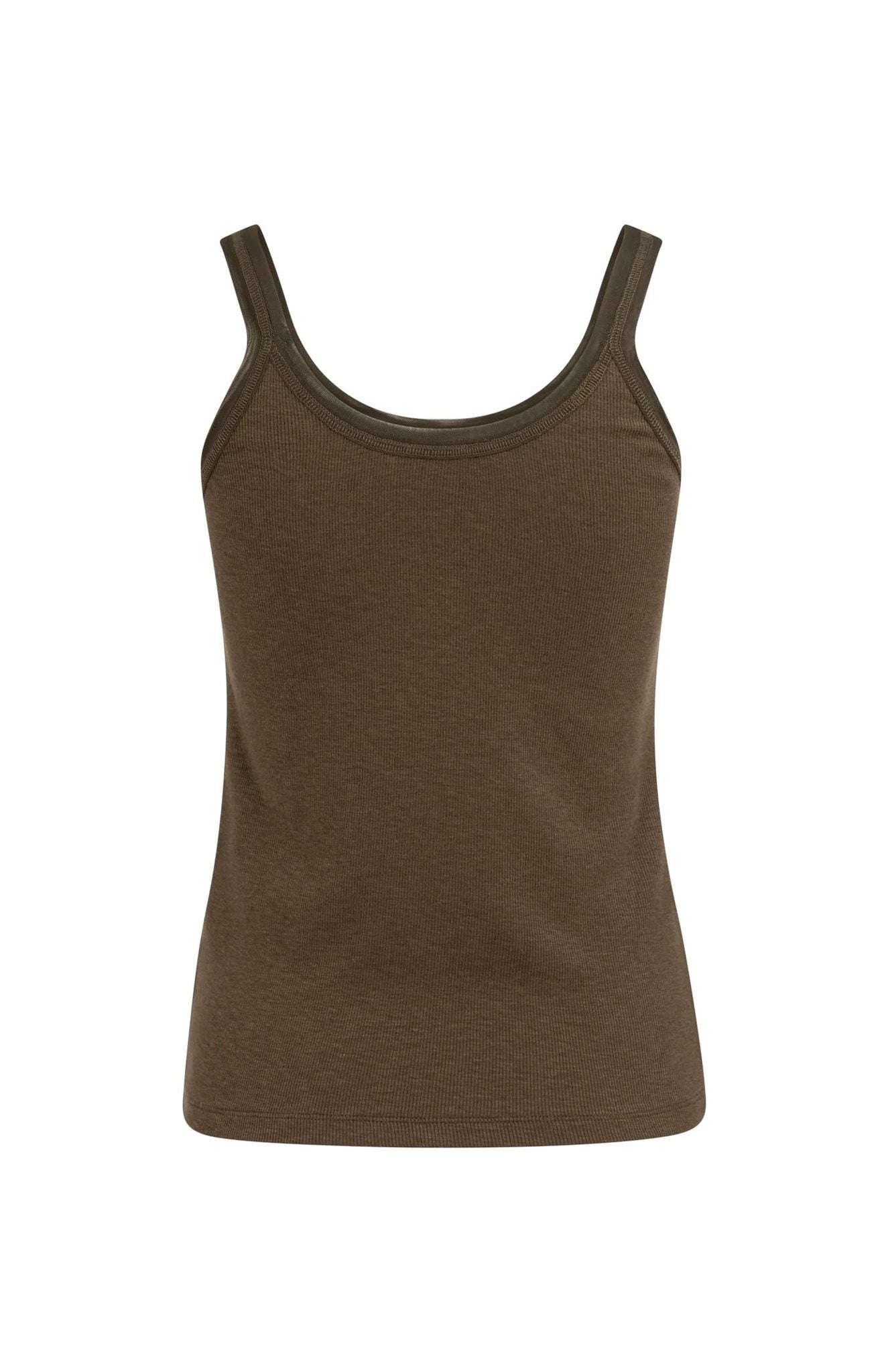 Singlet met Mesh Afwerking