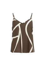Singlet met Print en V-hals