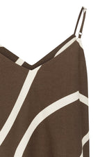 Singlet met Print en V-hals