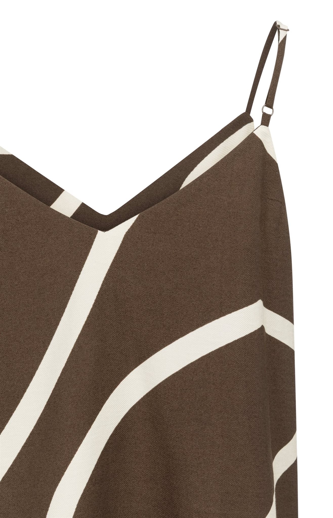 Singlet met Print en V-hals