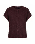 Sleeveless Knit Boucle