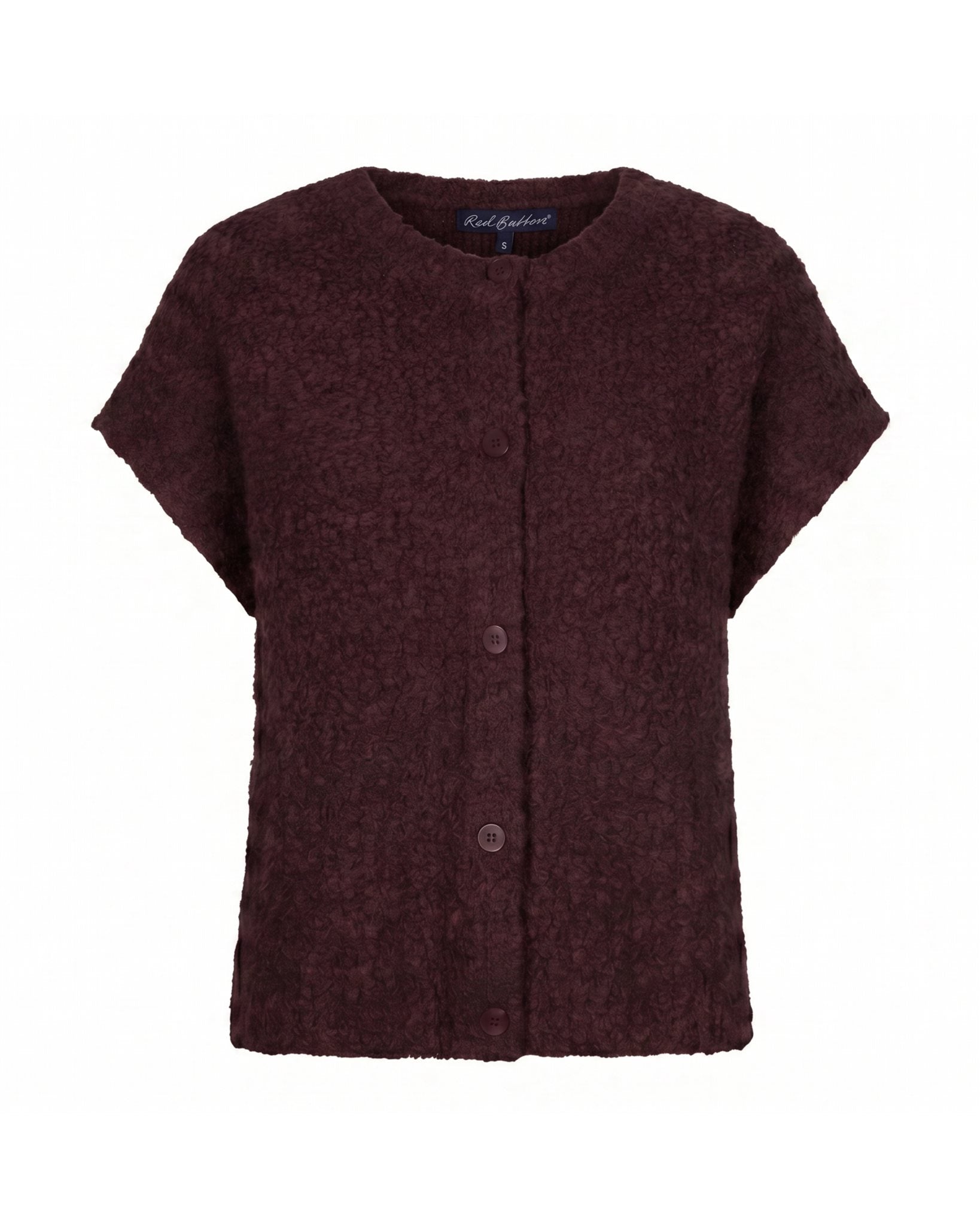 Sleeveless Knit Boucle
