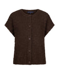Sleeveless Knit Boucle