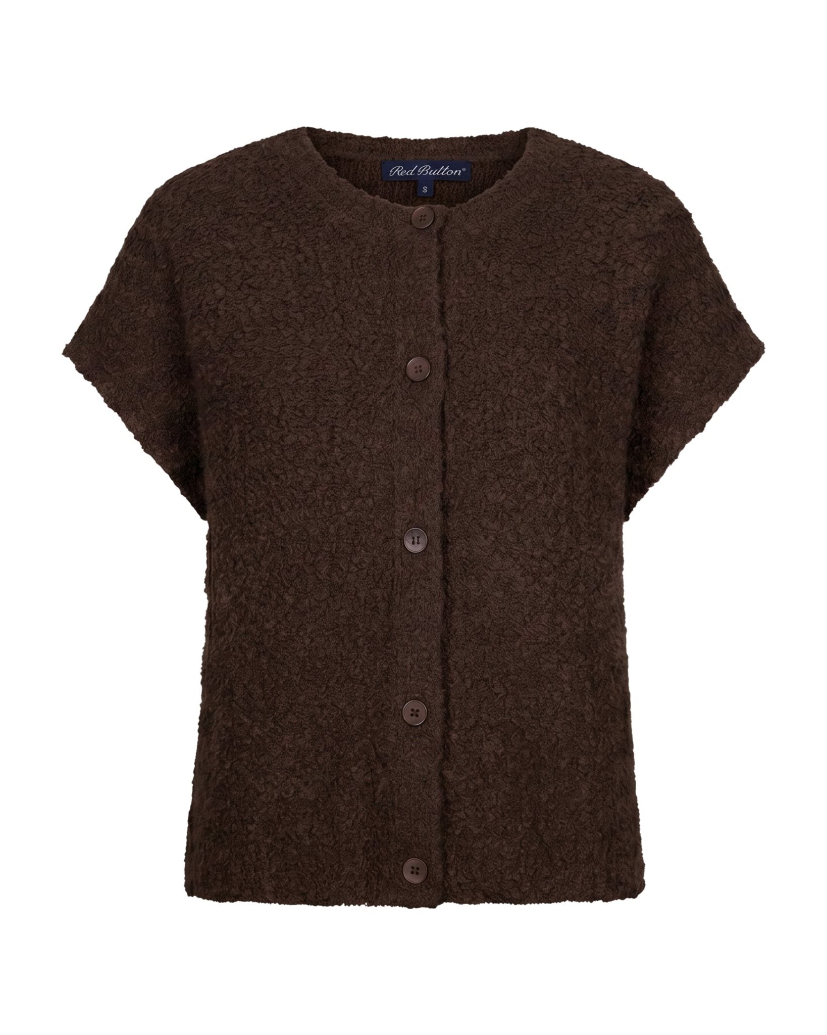 Sleeveless Knit Boucle