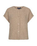 Sleeveless Knit Boucle