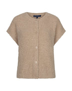 Sleeveless Knit Boucle