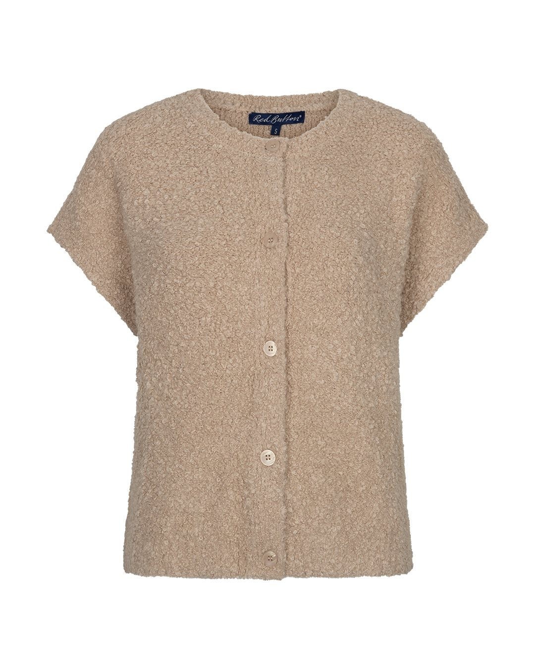 Sleeveless Knit Boucle