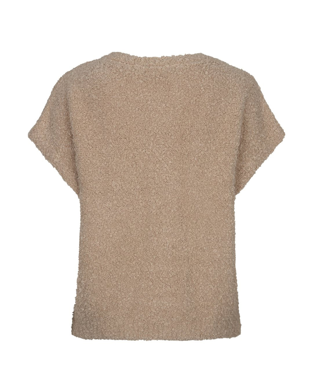Sleeveless Knit Boucle