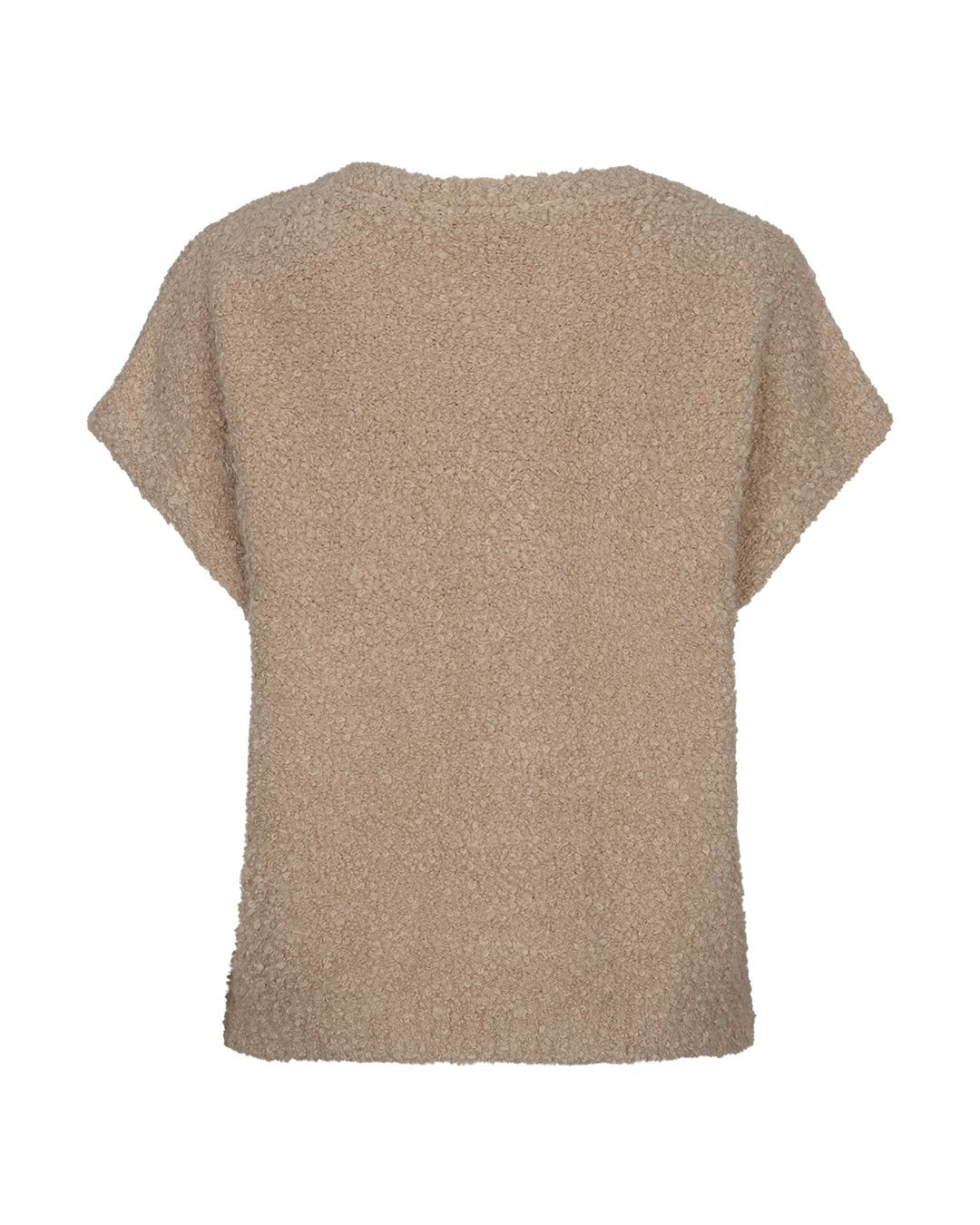 Sleeveless Knit Boucle