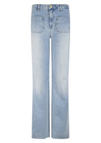 Straight-Leg Denim Trousers