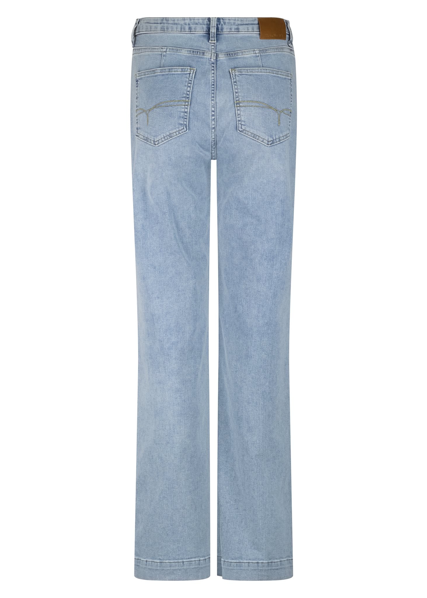 Straight-Leg Denim Trousers