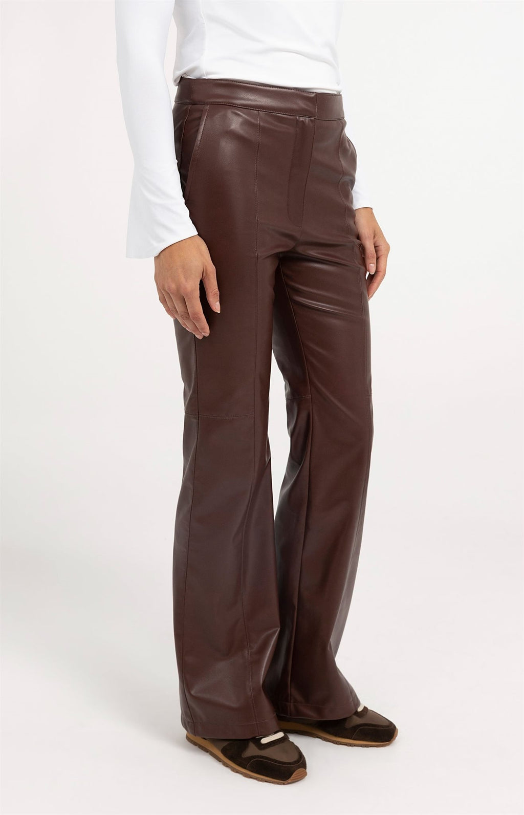 Stretch Imitatieleer Broek