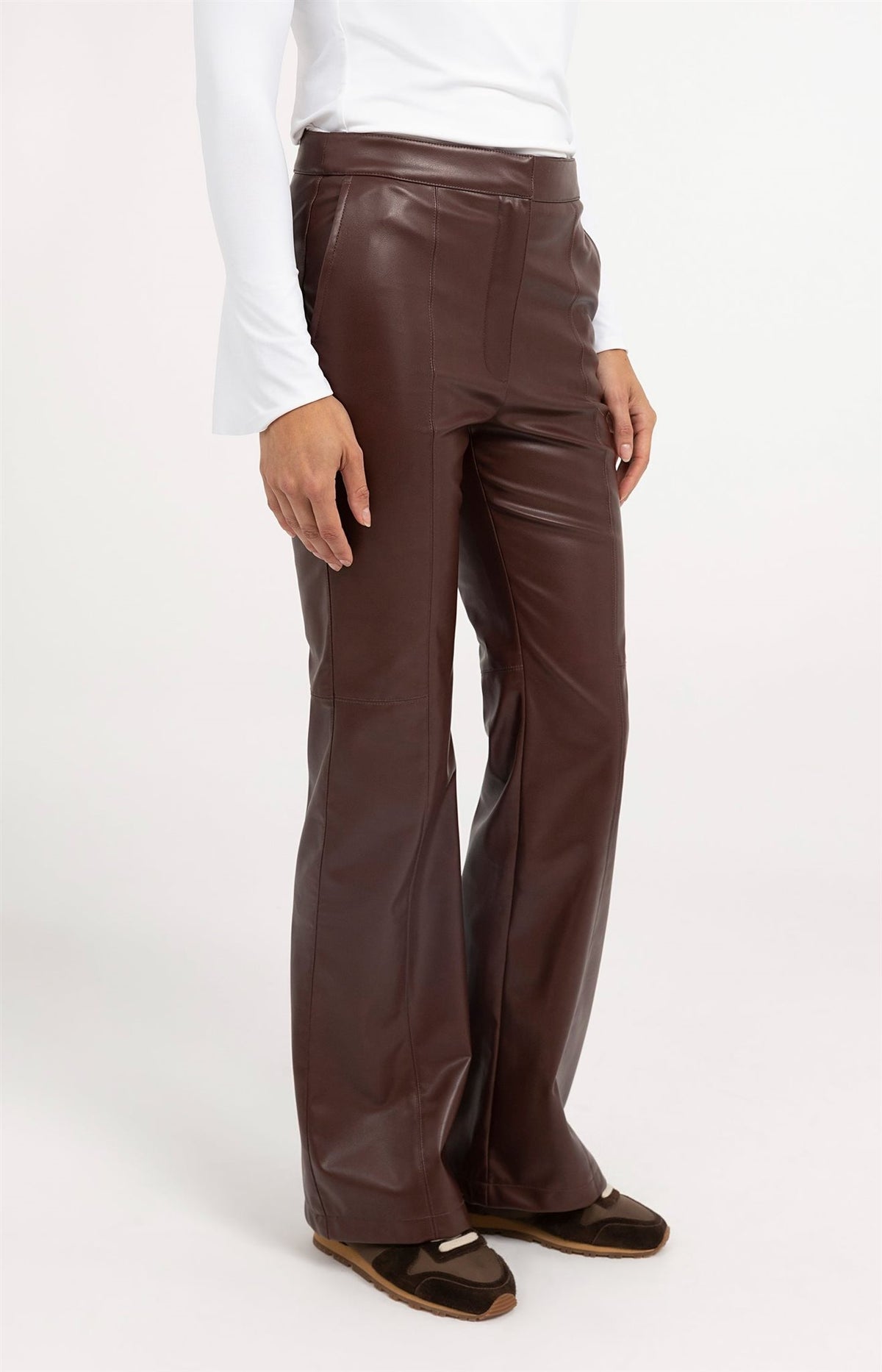 Stretch Imitatieleer Broek