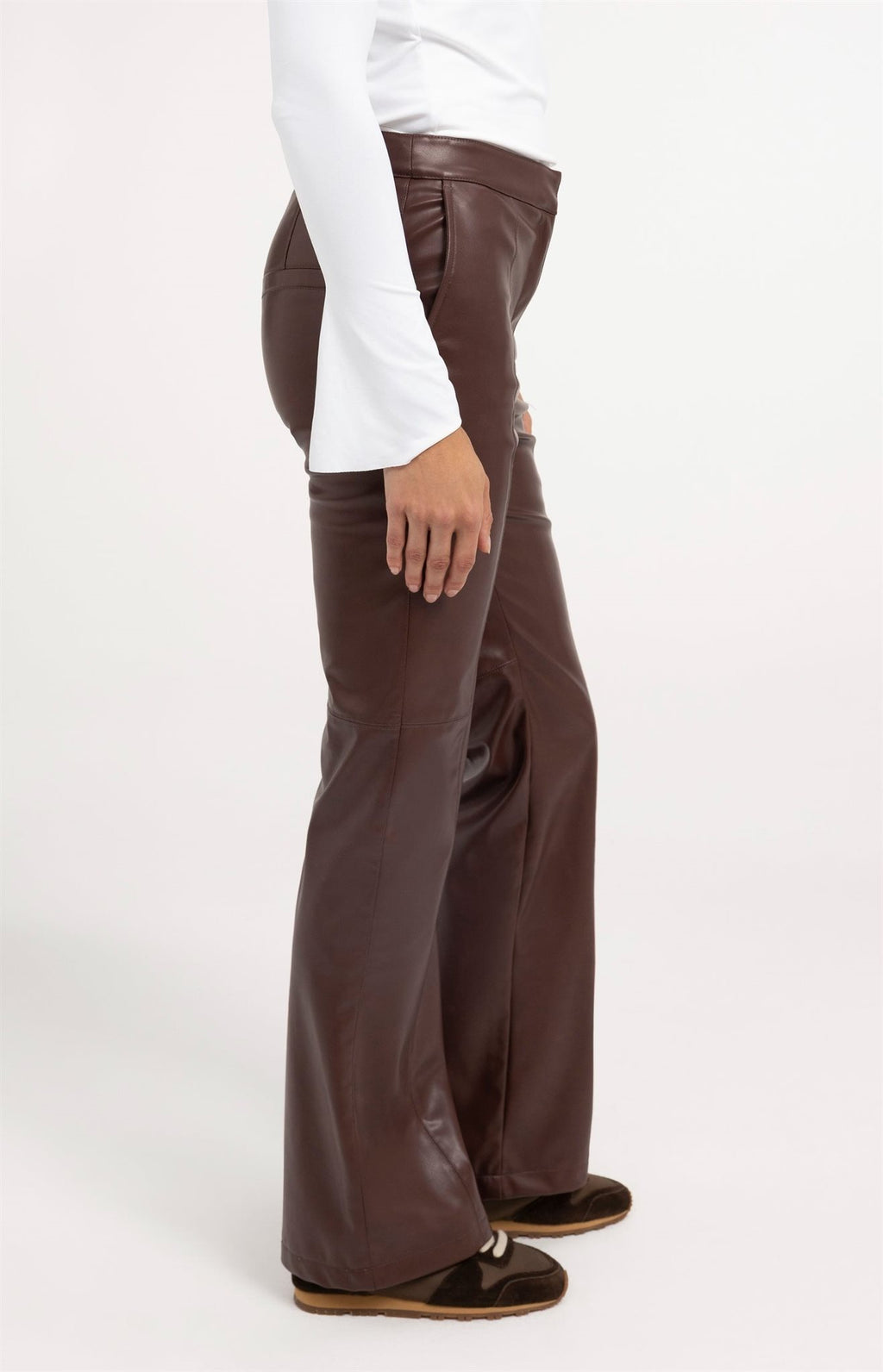 Stretch Imitatieleer Broek