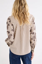Striped Blouse Embro