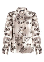 Striped Blouse Embro