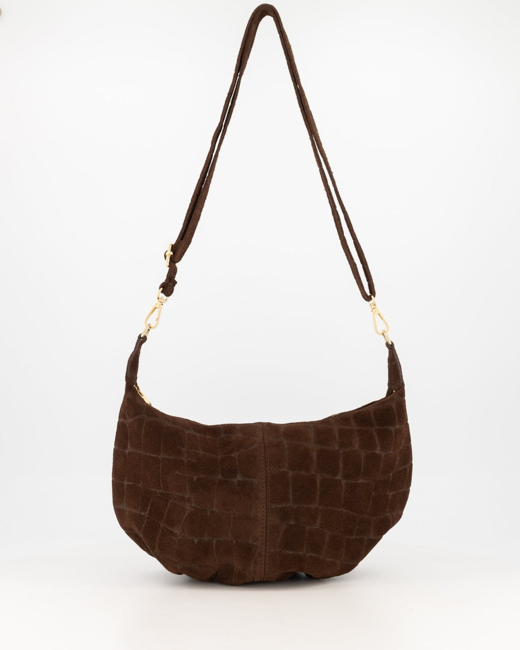 Suede Croco Schoudertas