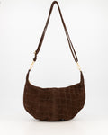 Suede Croco Schoudertas