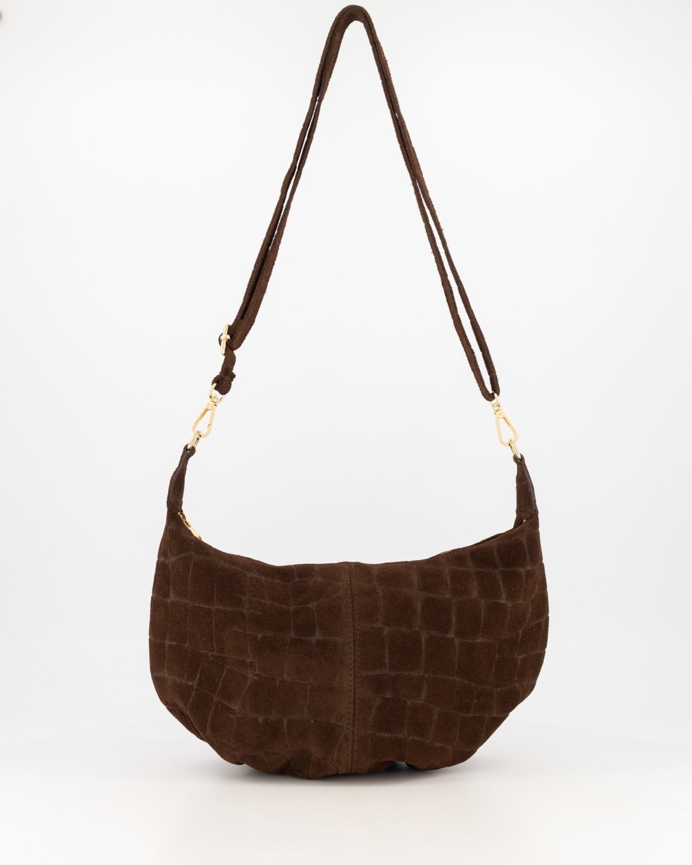 Suede Croco Schoudertas
