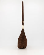 Suede Croco Schoudertas