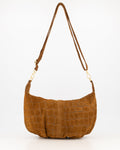 Suede Croco Schoudertas