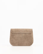 Suede Croco Schoudertas