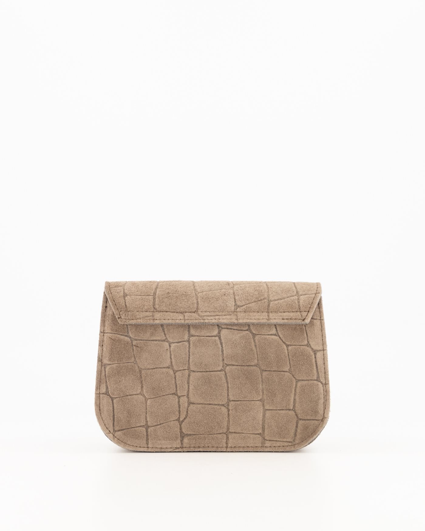 Suede Croco Schoudertas