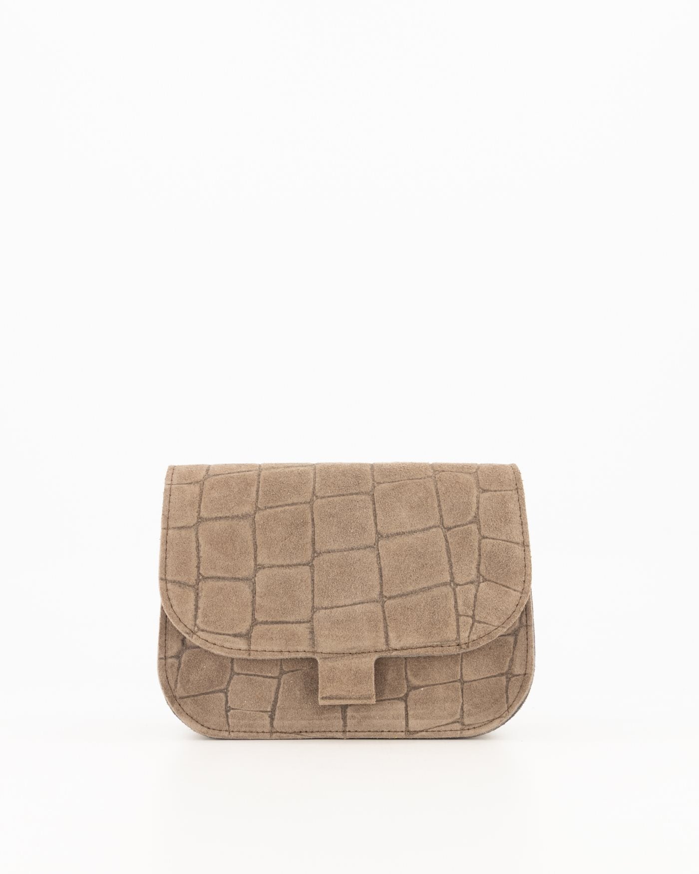 Suede Croco Schoudertas